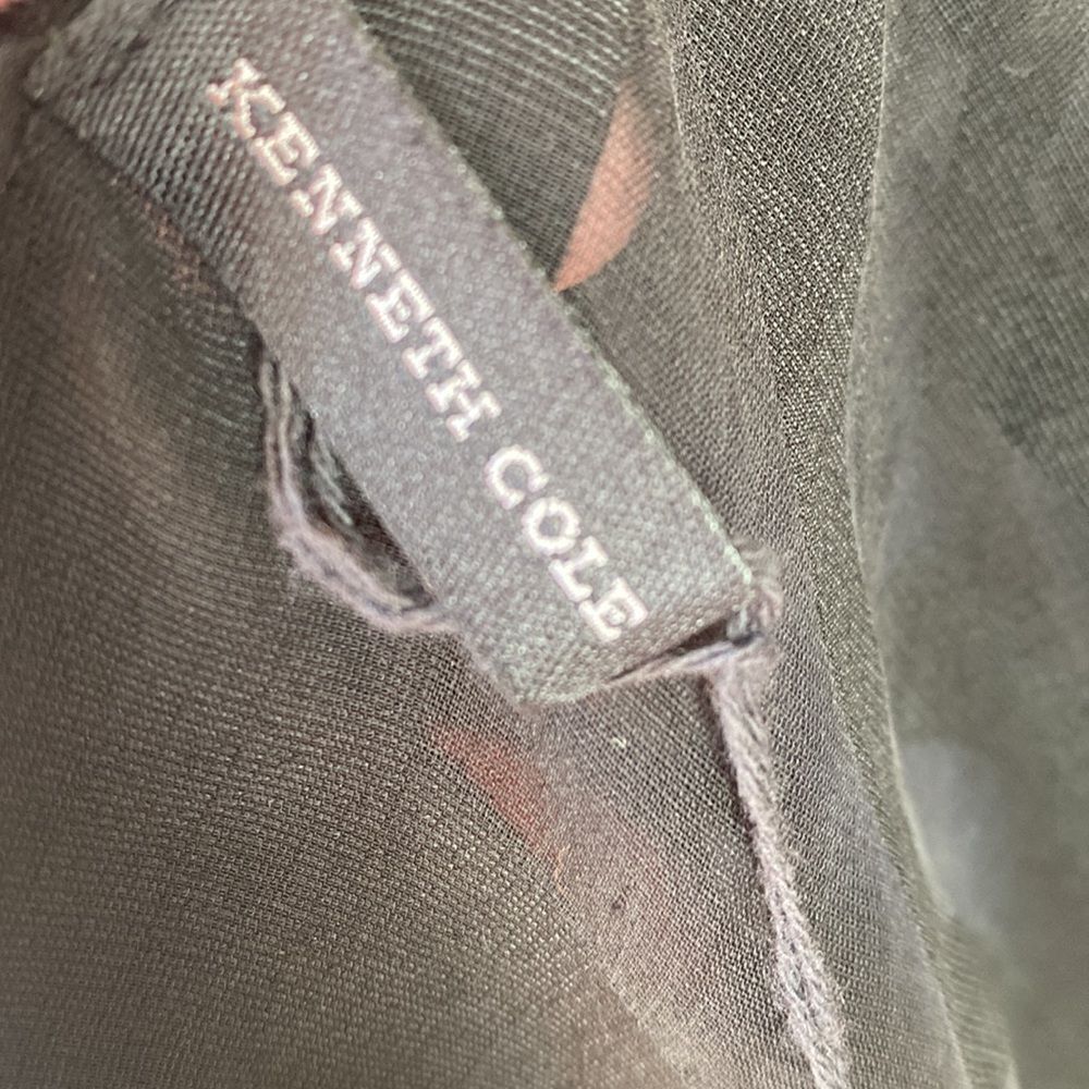 NWT Kenneth Cole Velour & Sheer Scarf - Picture 6 of 9